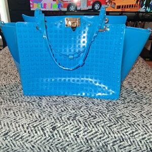 Stylish Blue Tote Bag
